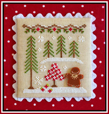 Country Cottage Needleworks Gingerbread girl and peppermint tree