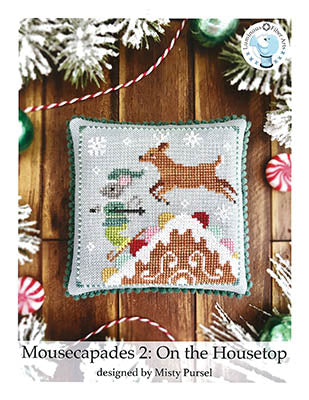 Luminous Fiber Arts. Mousecapades 2 - On The Housetop