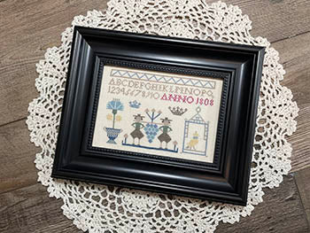 From the Heart Designs Little Dutch 1808 Sampler