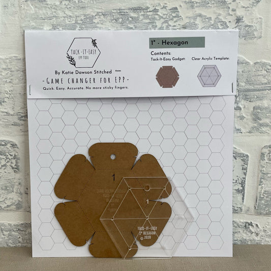 TACK IT EASY HEXAGON 1 1/4" TEMPLATE & GADGET