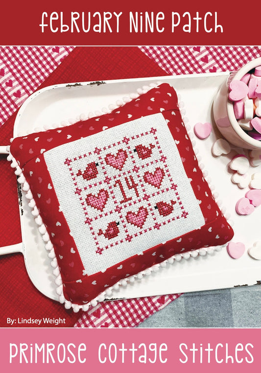 Primrose Cottage Stitches February Nine Patch PCS-040