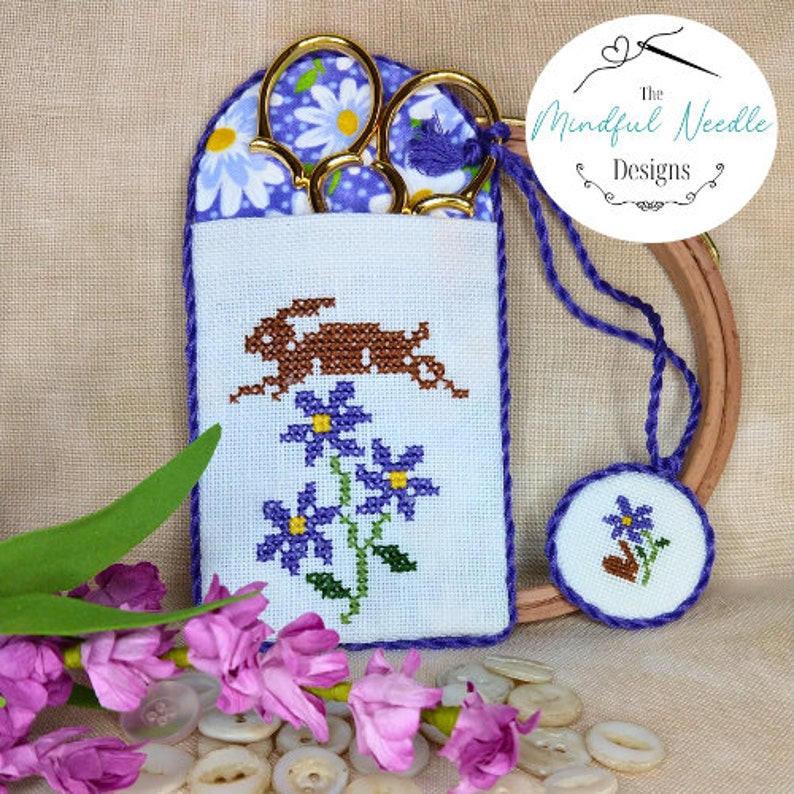 Hoppy Bunny Scissor Case & Fob Kit