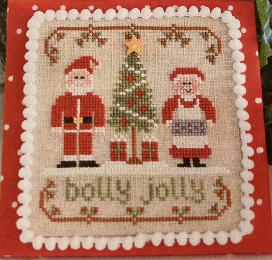 Country Cottage Needleworks Gingerbread Holly Jolly