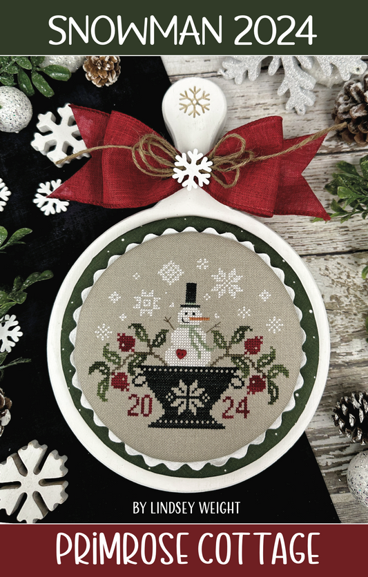 Primrose Cottage Stitches Snowman 24 PCS-128