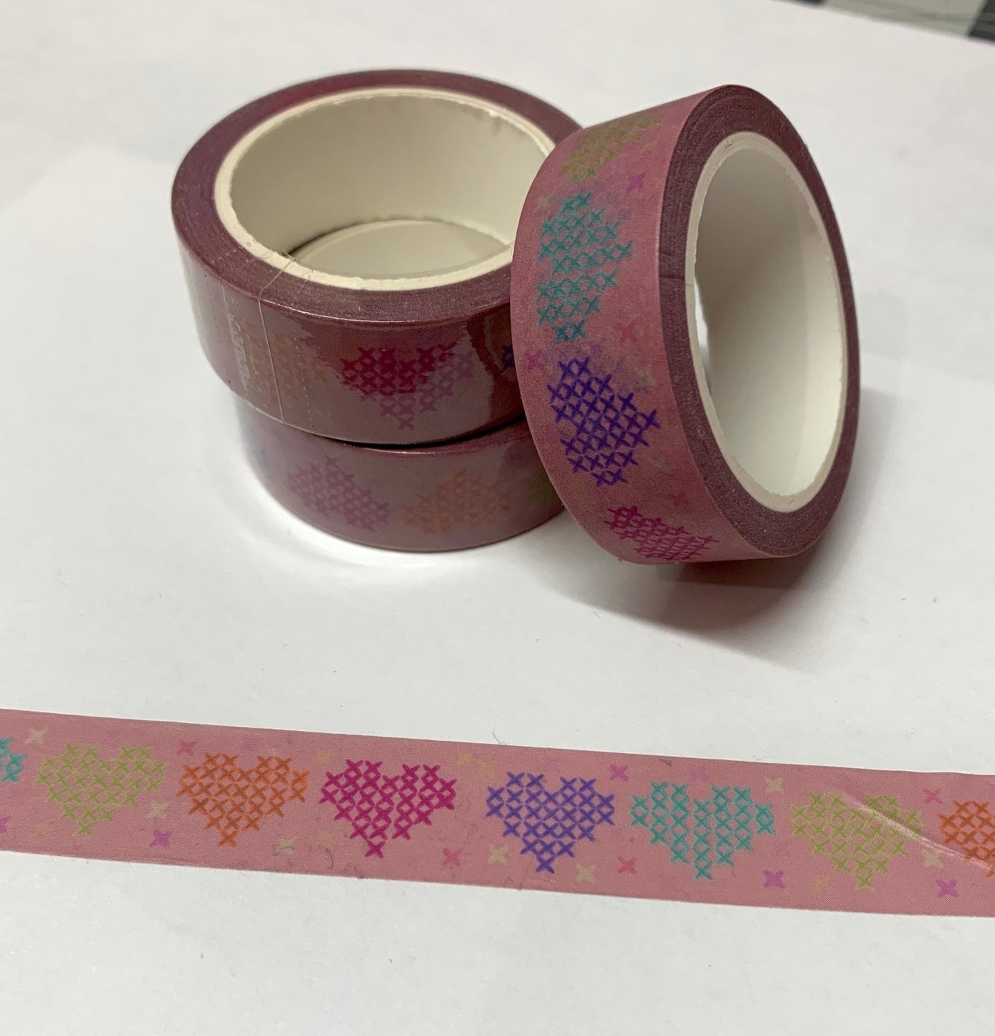 Stitchy Hearts Washi Tape