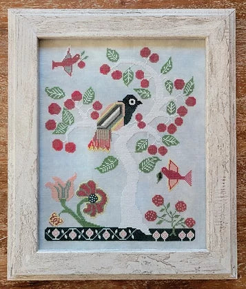 Kathy Barrick Birds in a Cherry Tree