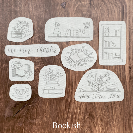 Eight22Crafts - Stick and Stitch Embroidery Designs: Bookish