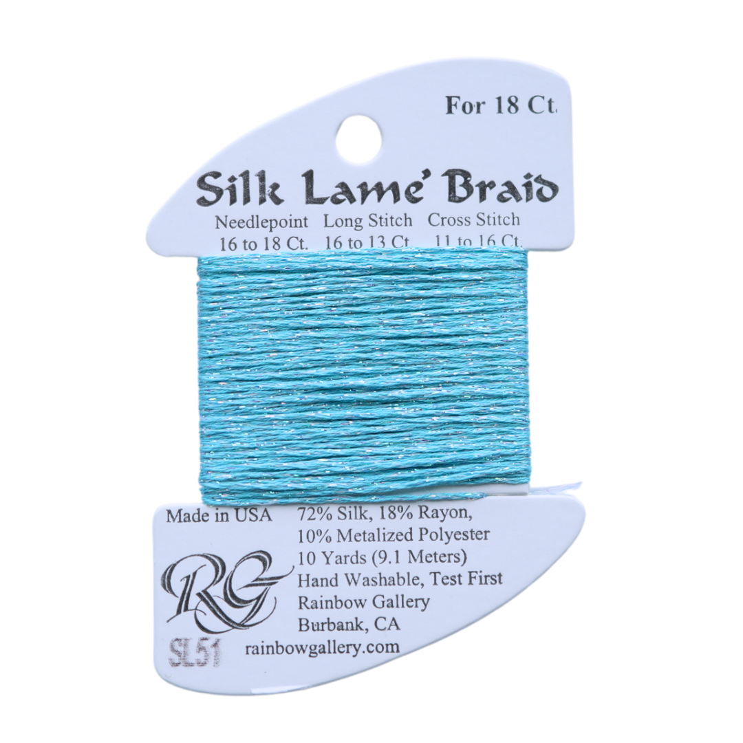 Silk Lame Braid by Rainbow Gallery