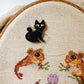 Remember November, Inc - Cat Needle Minder, Wooden Magnetic Needle Minder, Halloween