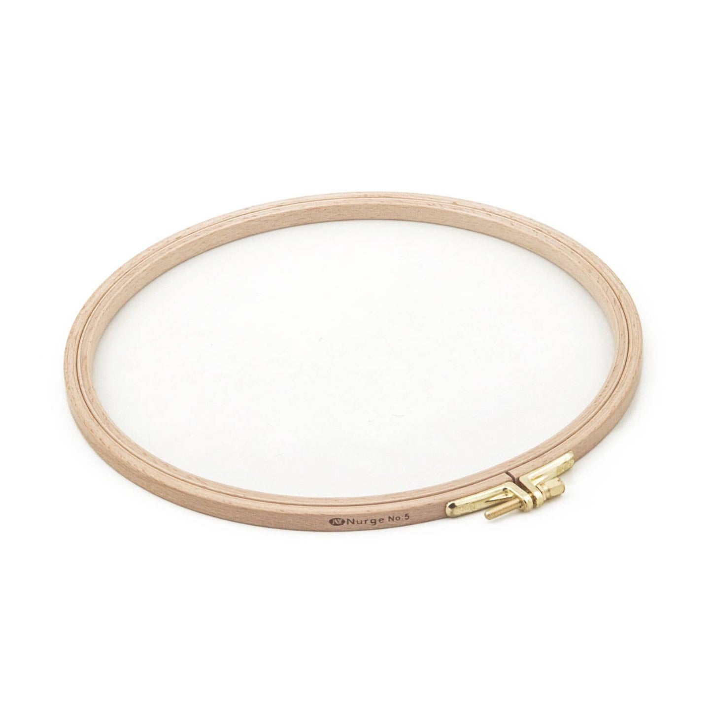 Nurge - Nurge 8mm (6/16") Beech Screwed Embroidery Hoop: 8mm (6/16th") / 130mm / 5.11"
