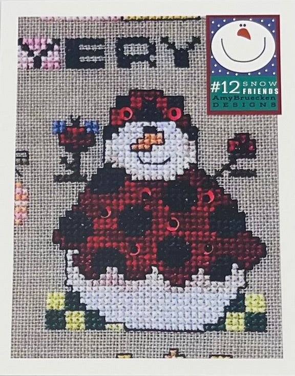 Snow Friends #12 Cross stitch pattern Amy Bruecken