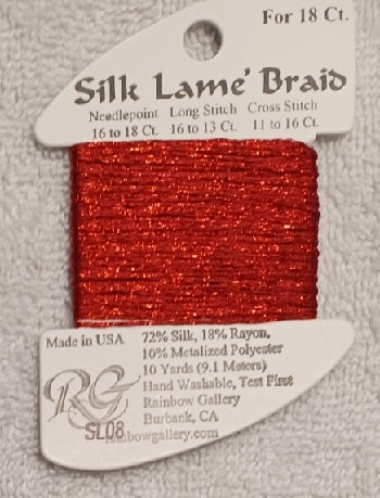 Silk Lame Braid by Rainbow Gallery