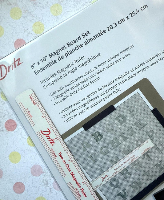 Dritz Magnet Board with Ruler 8 x 10