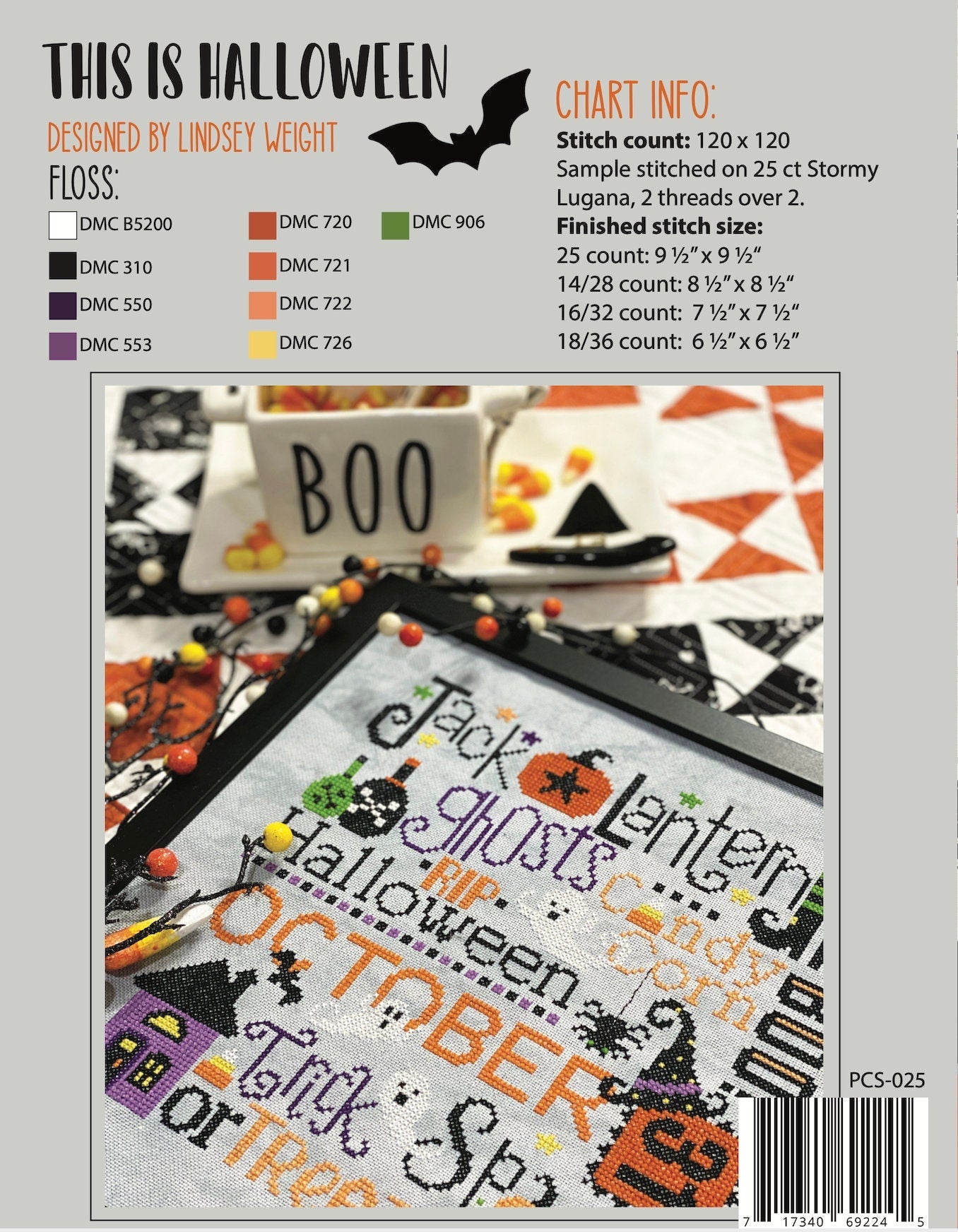 Primrose Cottage Stitches This is Halloween PCS-025