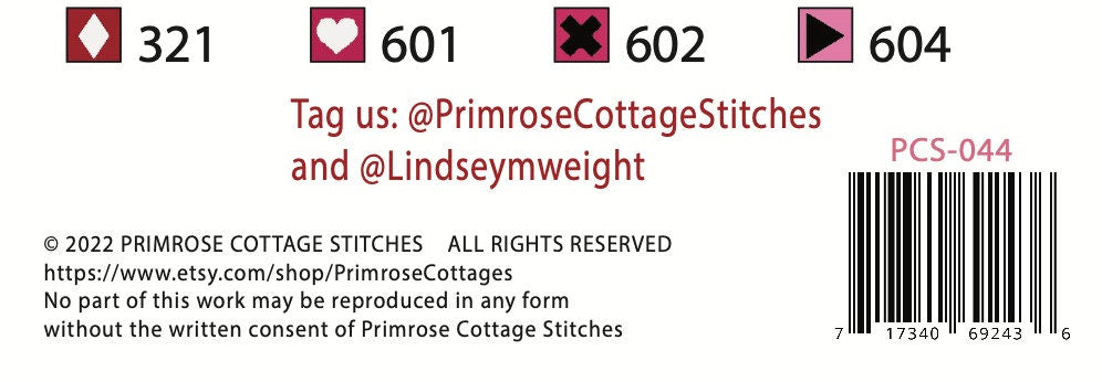Primrose Cottage Stitches February 14 PCS-044