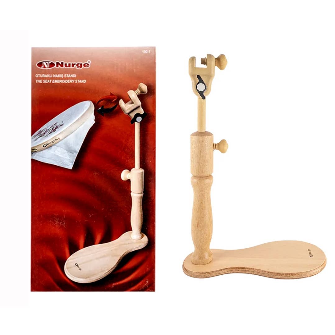 Nurge - Nurge Embroidery Seat Stand Adjustable: 32 -48cm