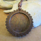Wood Necklace Medallions
